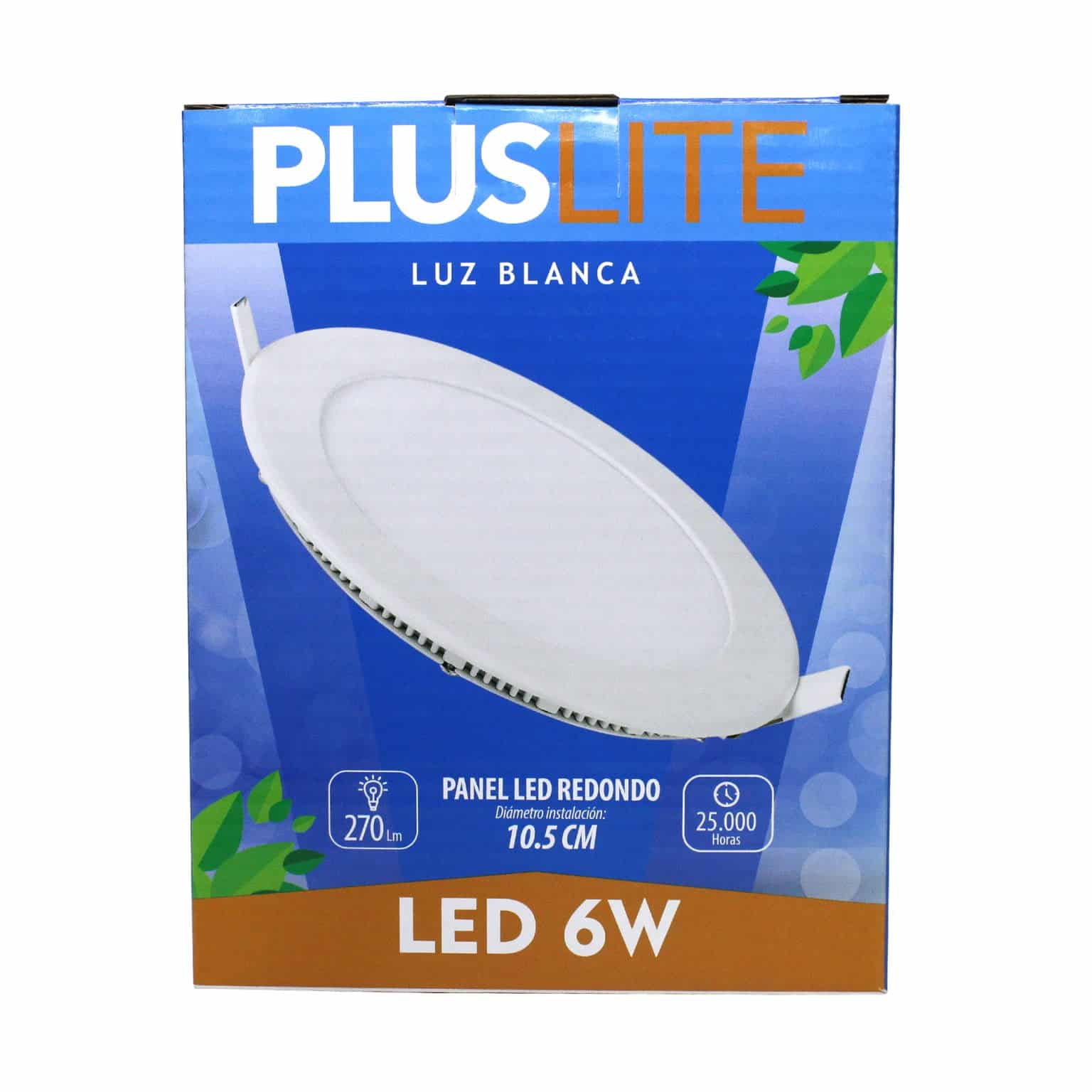 Panel LED 6W Redondo Luz Blanca ILUMAX