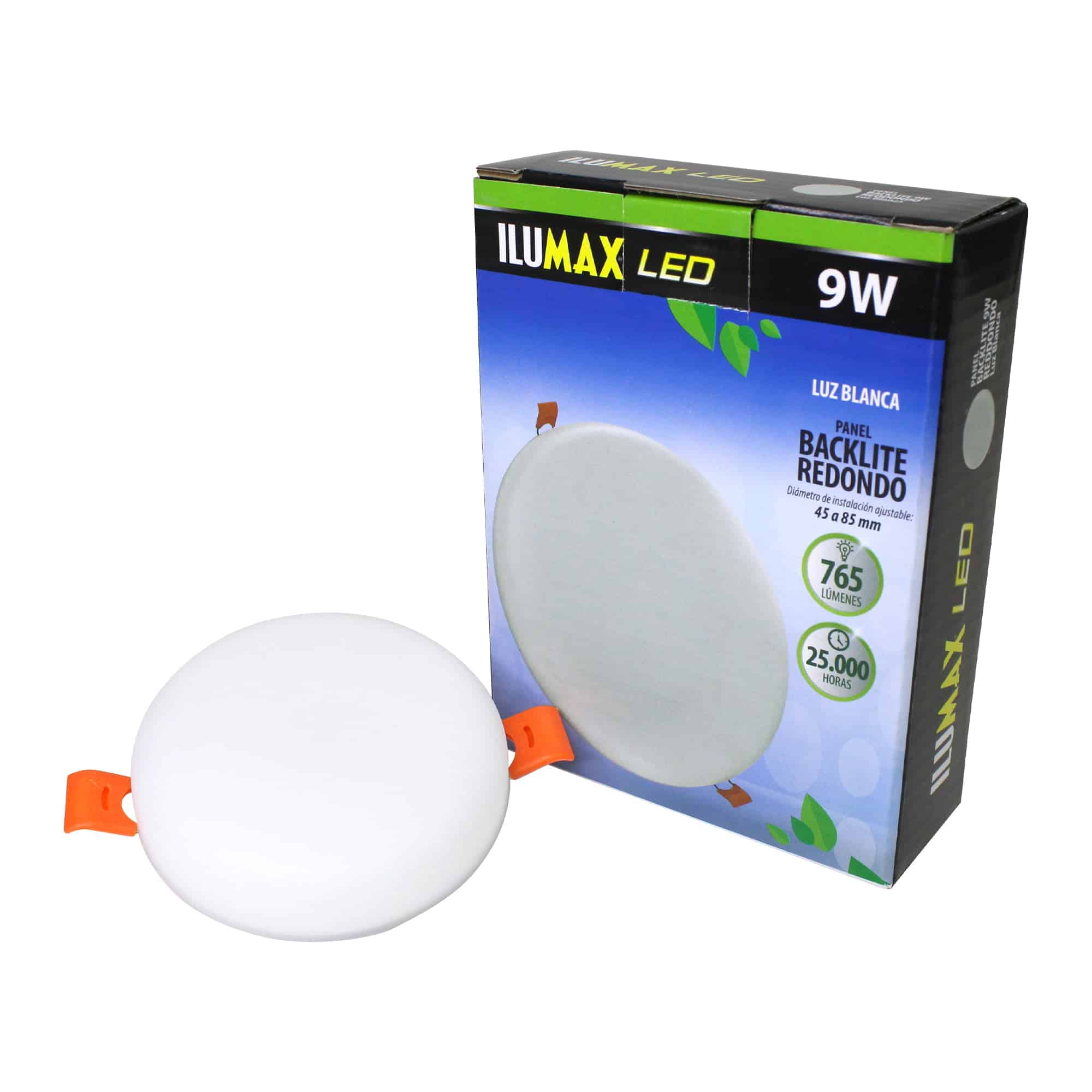 Panel Backlite LED 9W Redondo Luz Blanca - ILUMAX