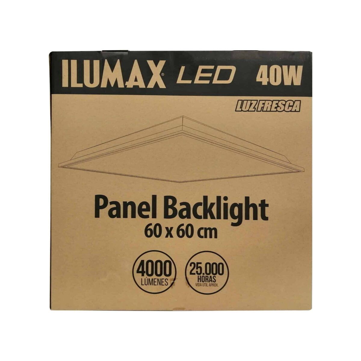 BACKLIGHT LED 40W PANEL LUZ FRESCA 60X60 1806 3