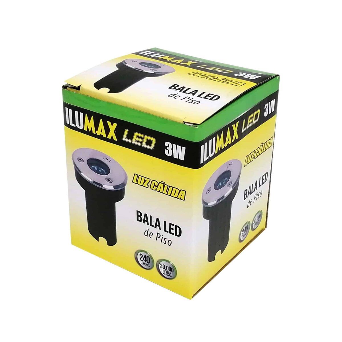 BALA  DE PISO LED 3W LUZ CALIDA 904 4