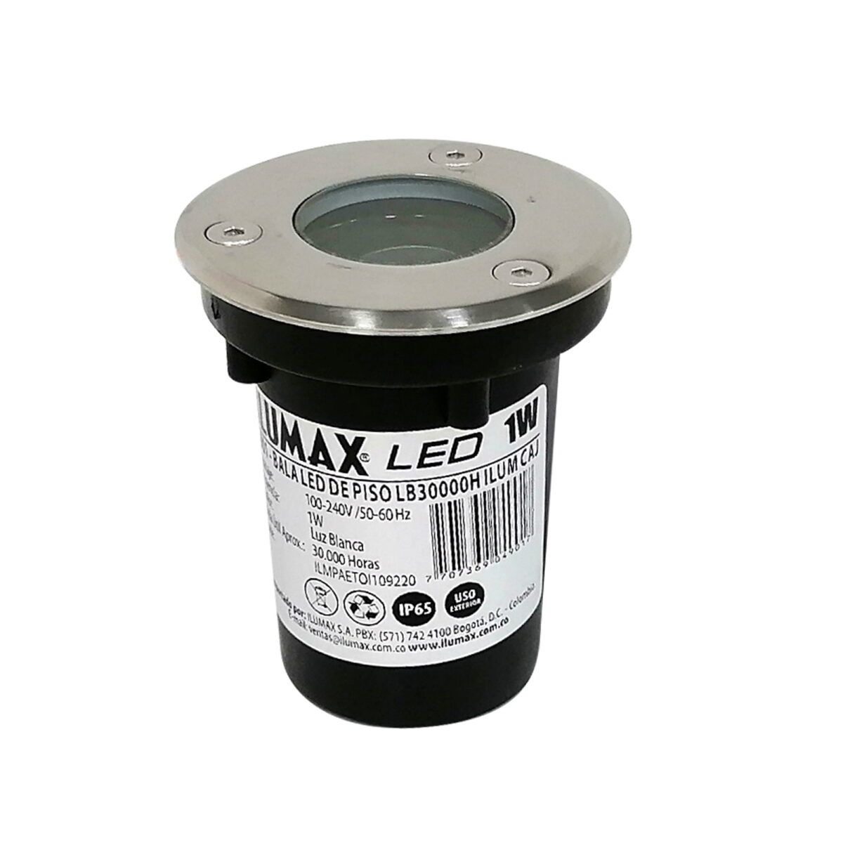 BALA DE PISO LED 1W LUZ BLANCA 901 2