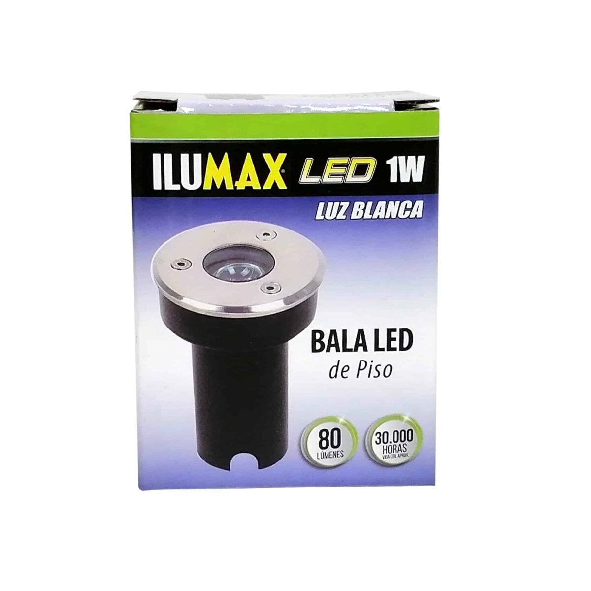 BALA DE PISO LED 1W LUZ BLANCA 901 3