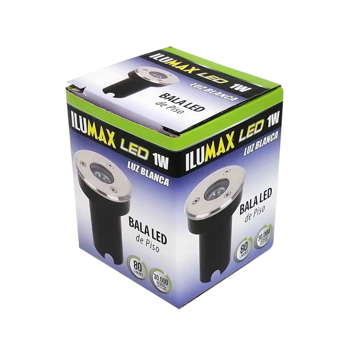 BALA DE PISO LED 1W LUZ BLANCA 901 4