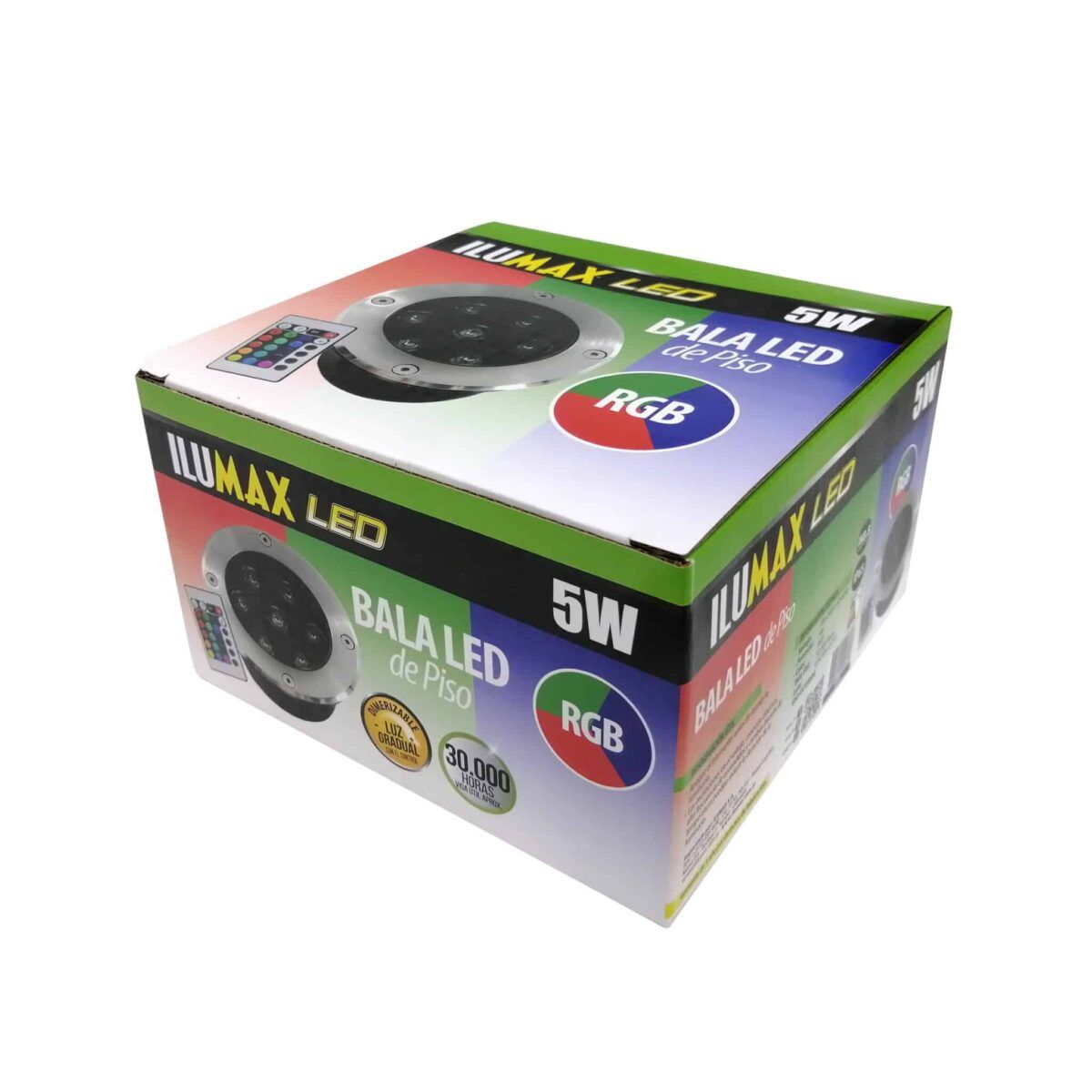 BALA DE PISO LED 5W RGB 1934 3