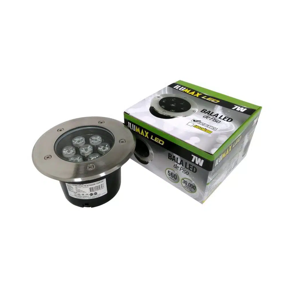 BALA DE PISO LED 7W LUZ BLANCA 1932 1