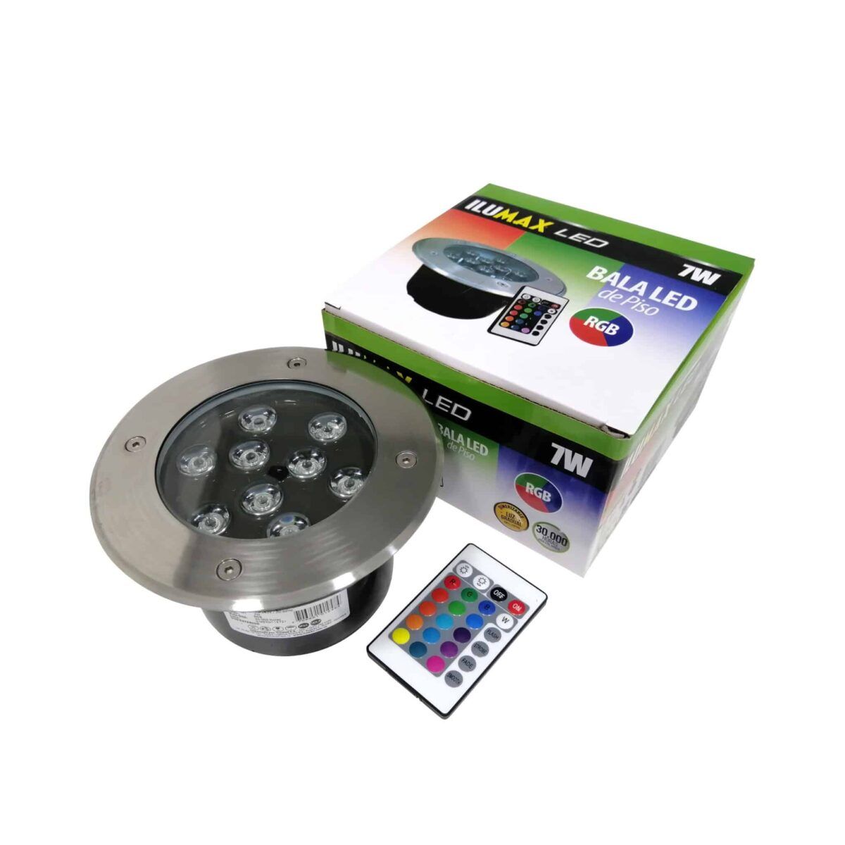 BALA DE PISO LED 7W RGB 1948 1