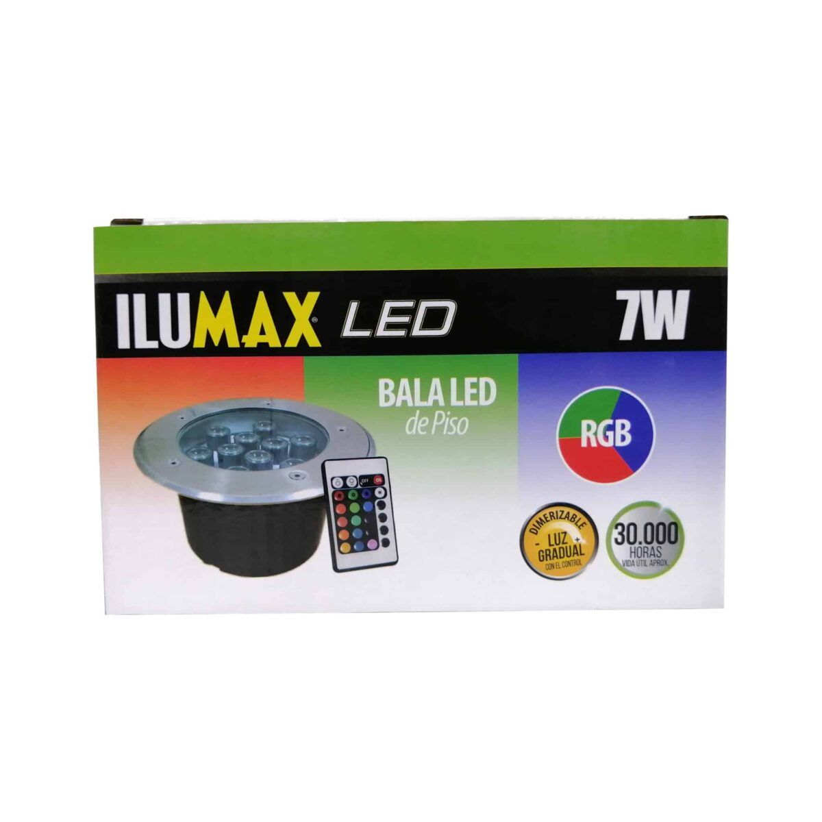 BALA DE PISO LED 7W RGB 1948 2