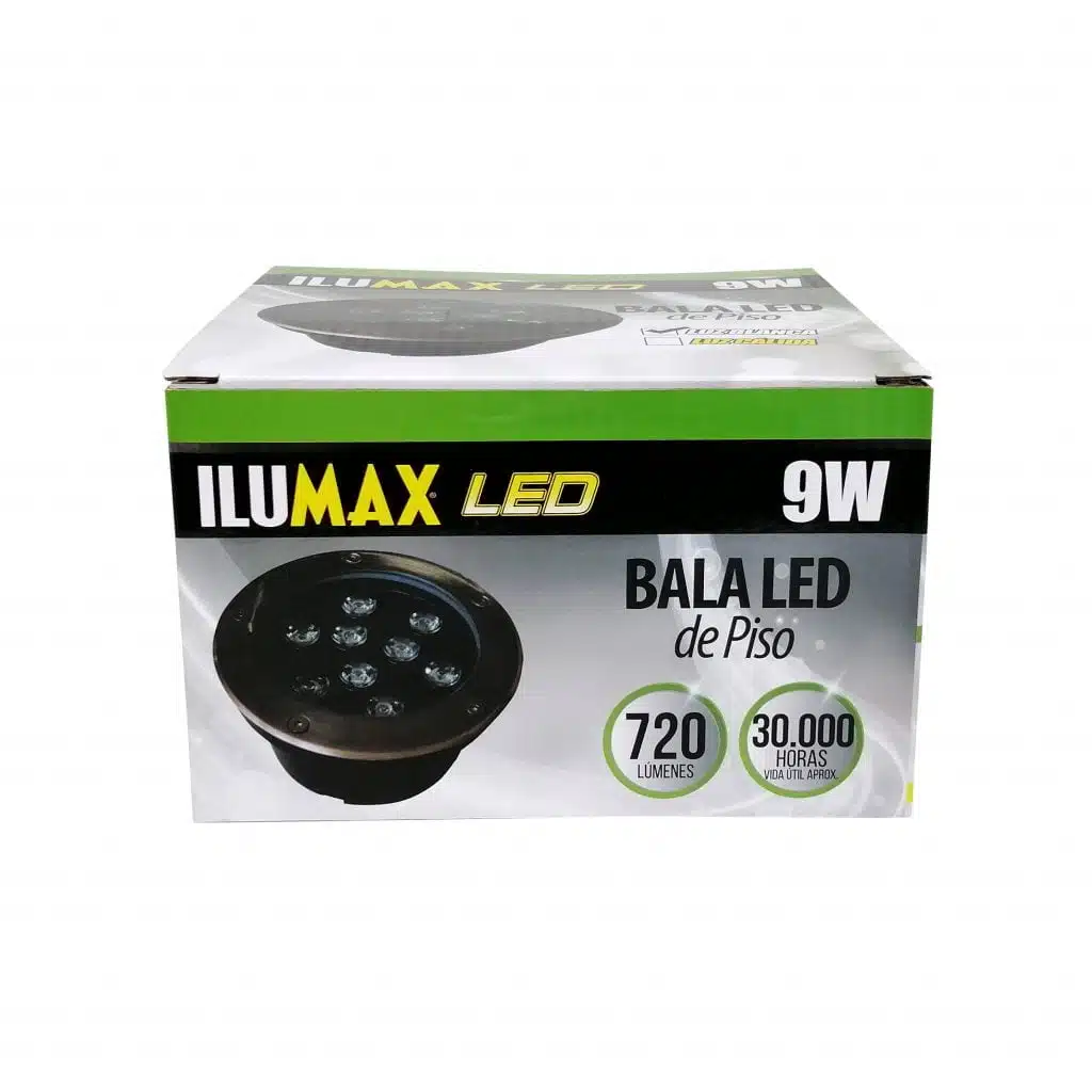 BALA DE PISO LED 9W LUZ BLANCA 1935 2