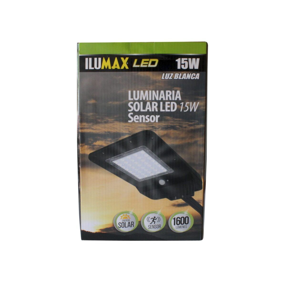 LUMINARIA ALUMBRADO EXTERIOR LED 15W SOLAR LUZ BLANCA 1415 4