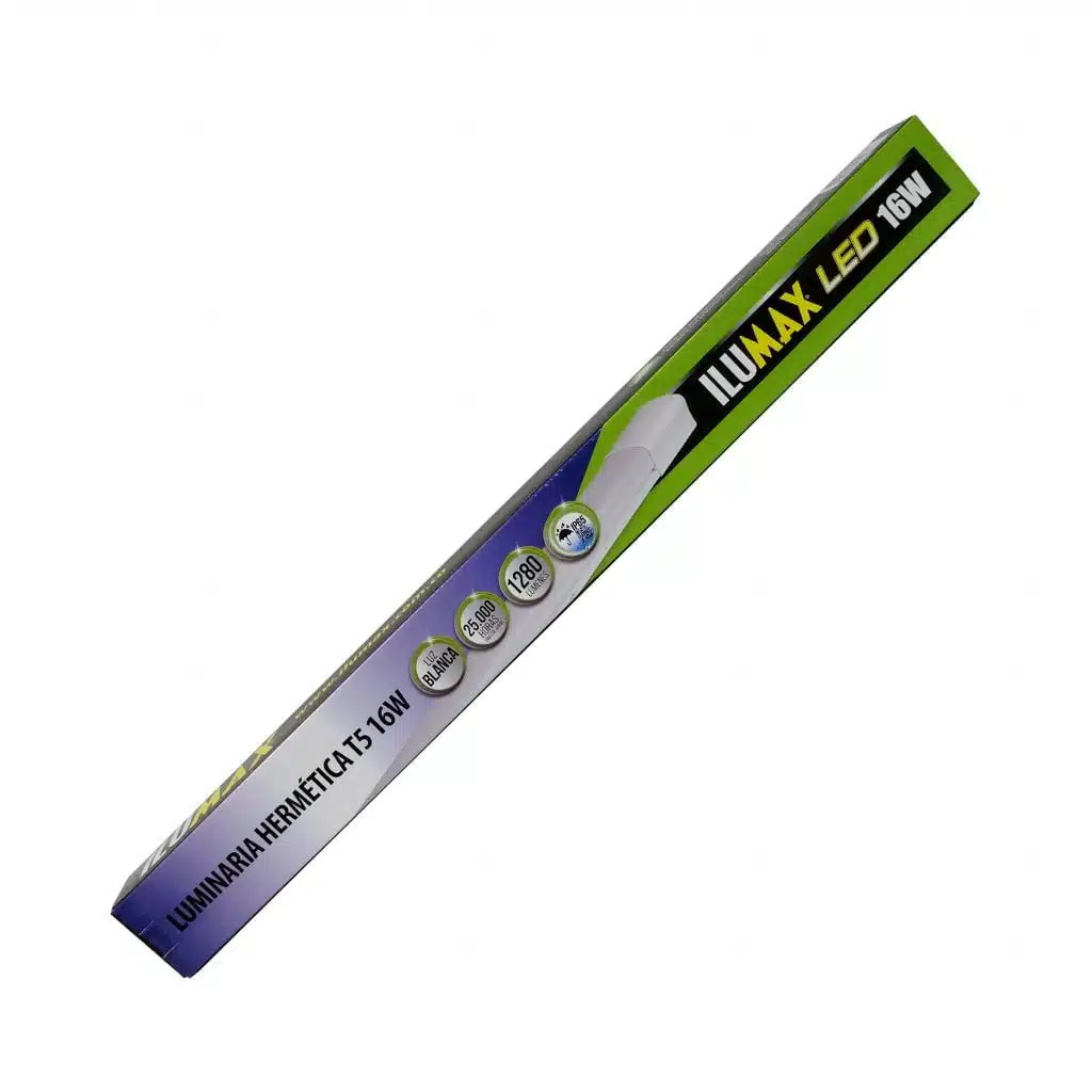 LUMINARIA HERMETICA LED 2x20W LUZ BLANCA  1273 2