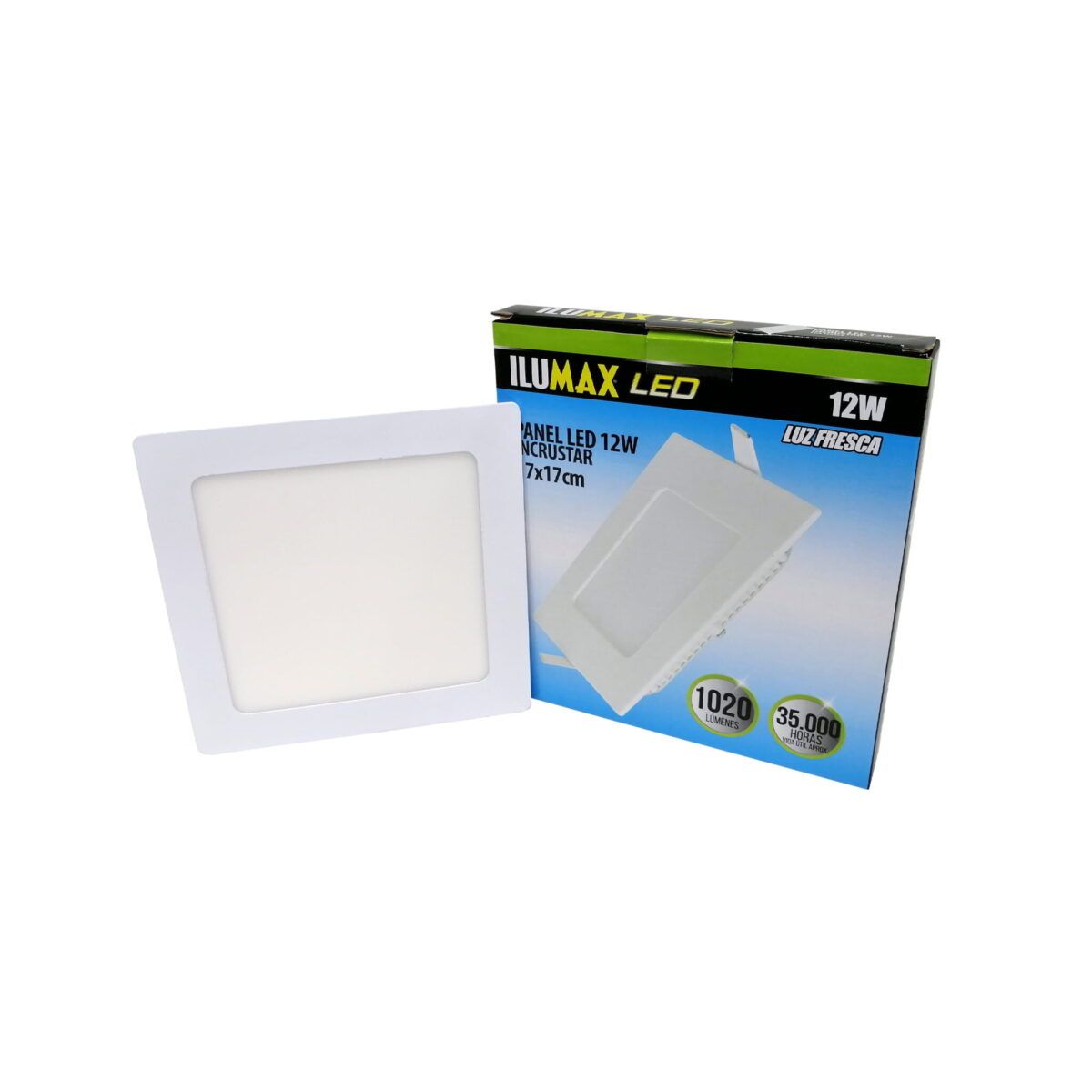 PANEL LED 12W PLANO LUZ FRESCA 17X17CM 1788 1