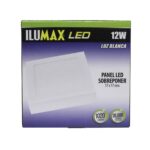 PANEL LED 12W SOBREPONER LUZ BLANCA 17X17CM 943 2