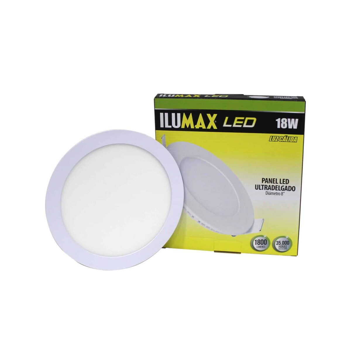 PANEL LED 18W REDONDO LUZ CALIDA 8 504 1