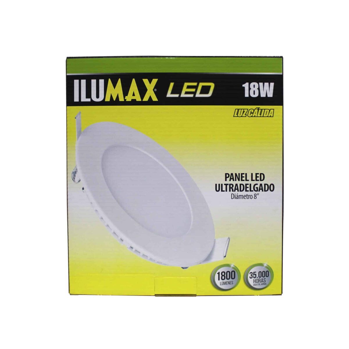 PANEL LED 18W REDONDO LUZ CALIDA 8 504 3