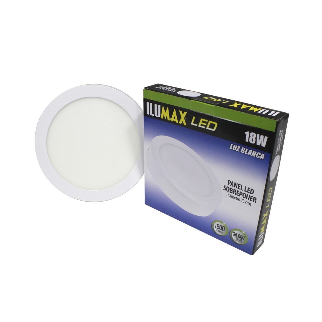 PANEL LED 18W SOBREPONER REDONDO LUZ BLANCA 23CM 945 1