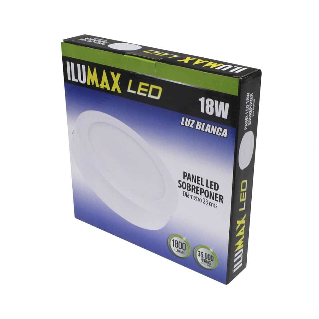 PANEL LED 18W SOBREPONER REDONDO LUZ BLANCA 23CM 945 2