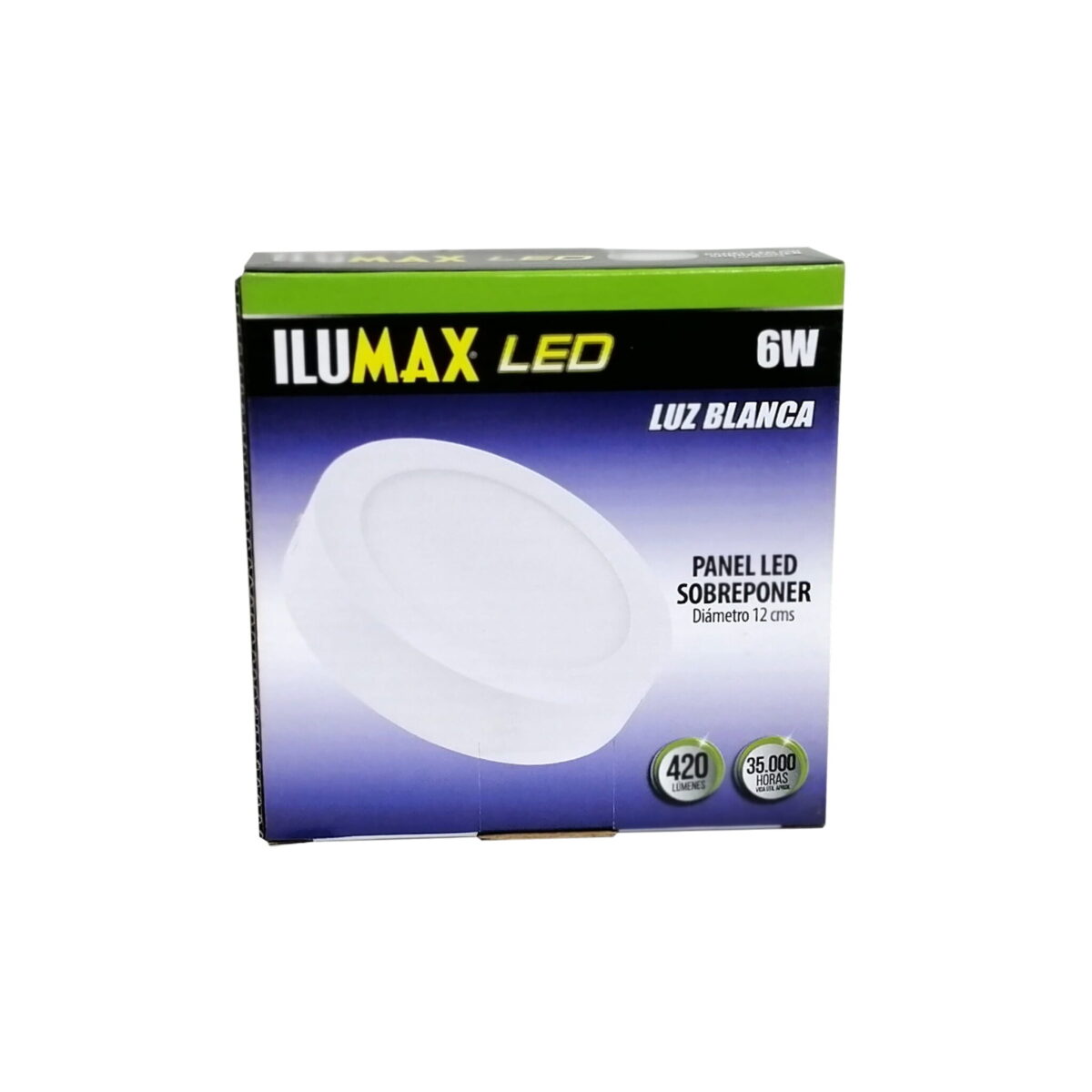 PANEL LED 6W SOBREPONER REDONDO LUZ BLANCA 12CM 947 2