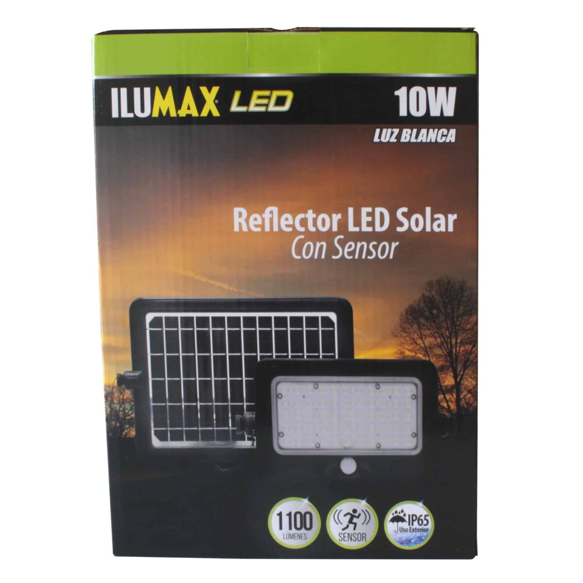 Reflector LED 10W Solar Con Sensor De Movimiento Luz Blanca 1855 5