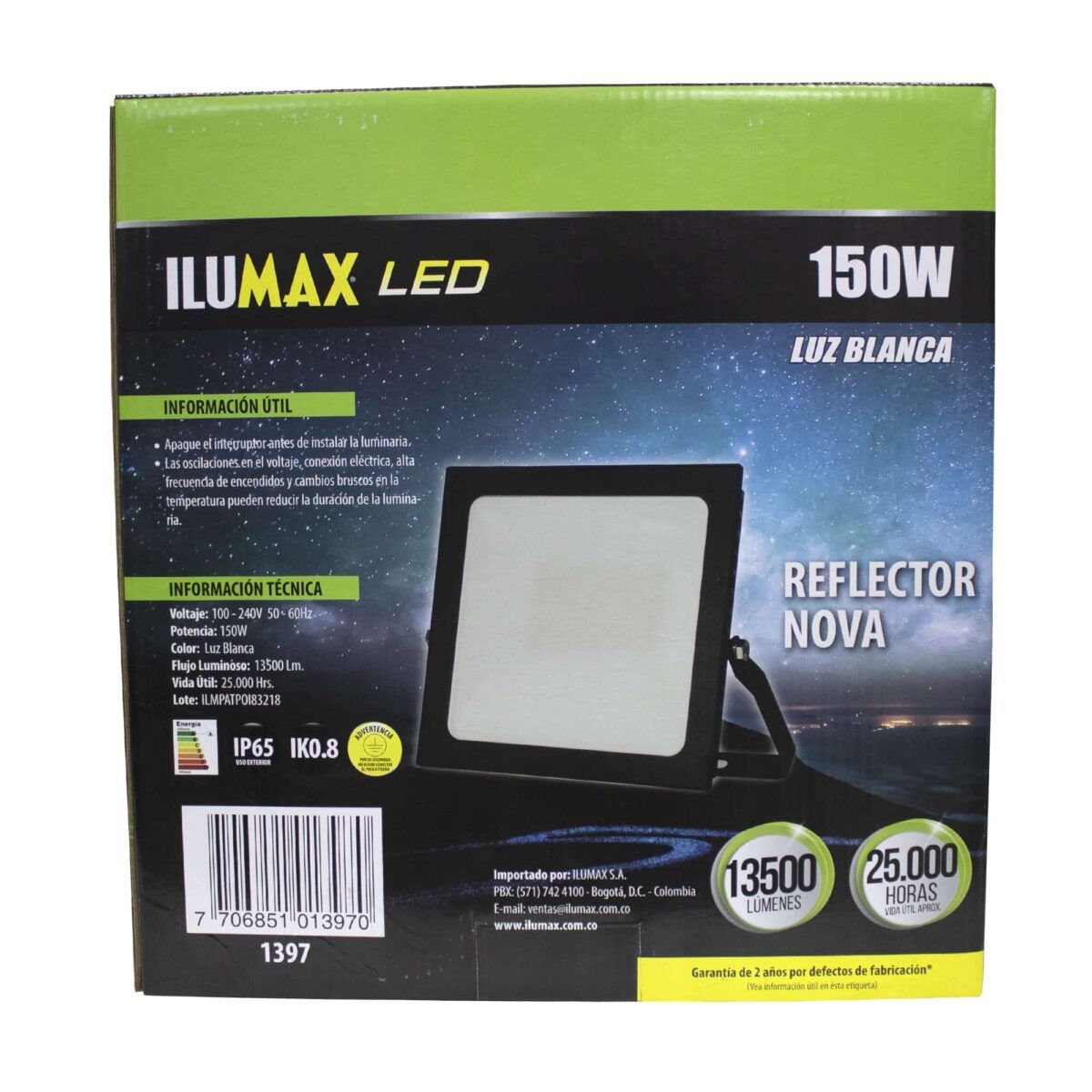 Reflector LED 150W Nova Luz Blanca 1397 5