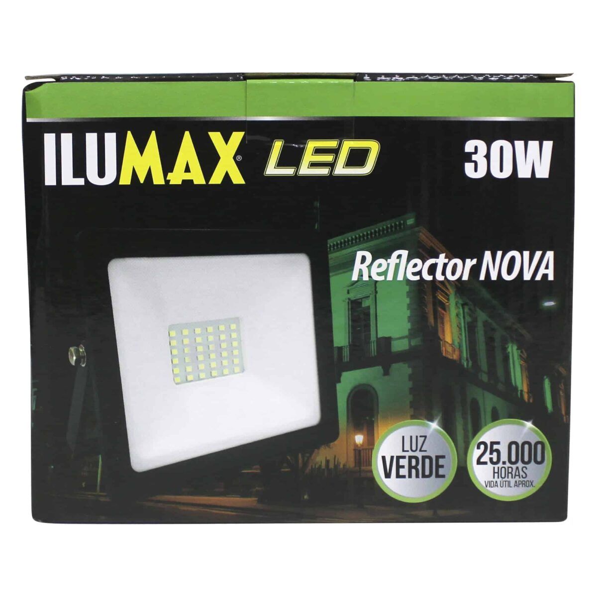 Reflector LED 30W Nova Luz Verde 1921 4