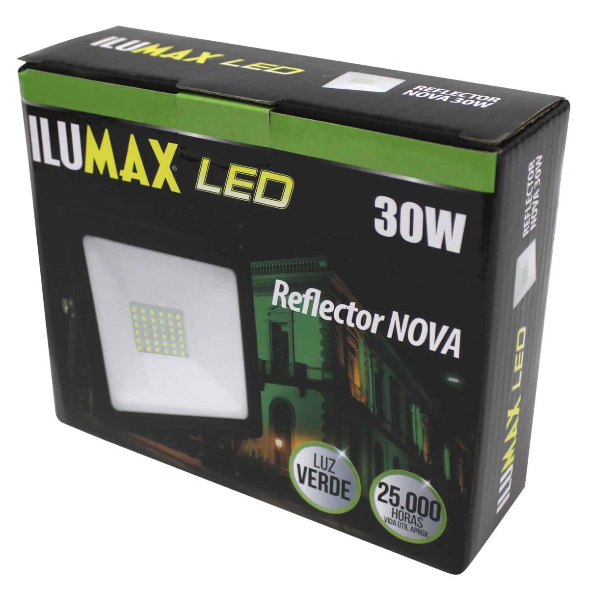 Reflector LED 30W Nova Luz Verde 1921 5