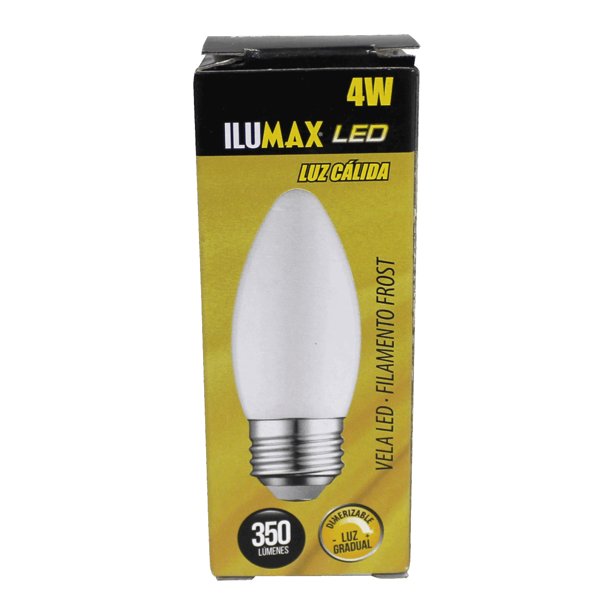 Velita LED 4W Filamento Frost Dimerizable Luz Calida E27 1445 2