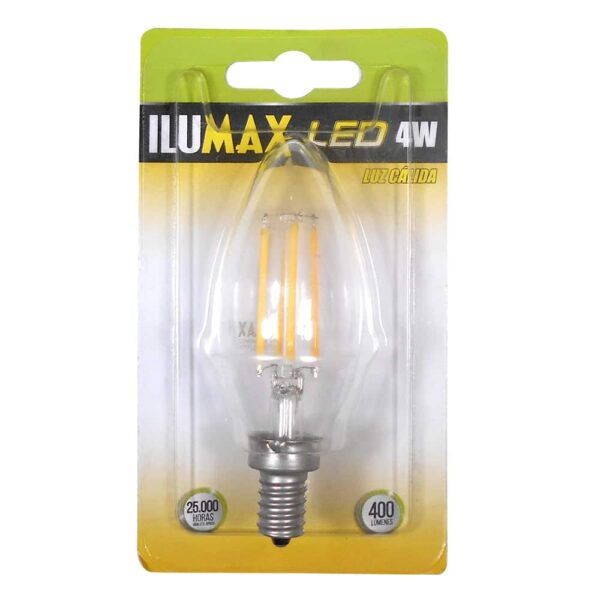 Velita LED 4W Filamento Luz Calida E12 909 2