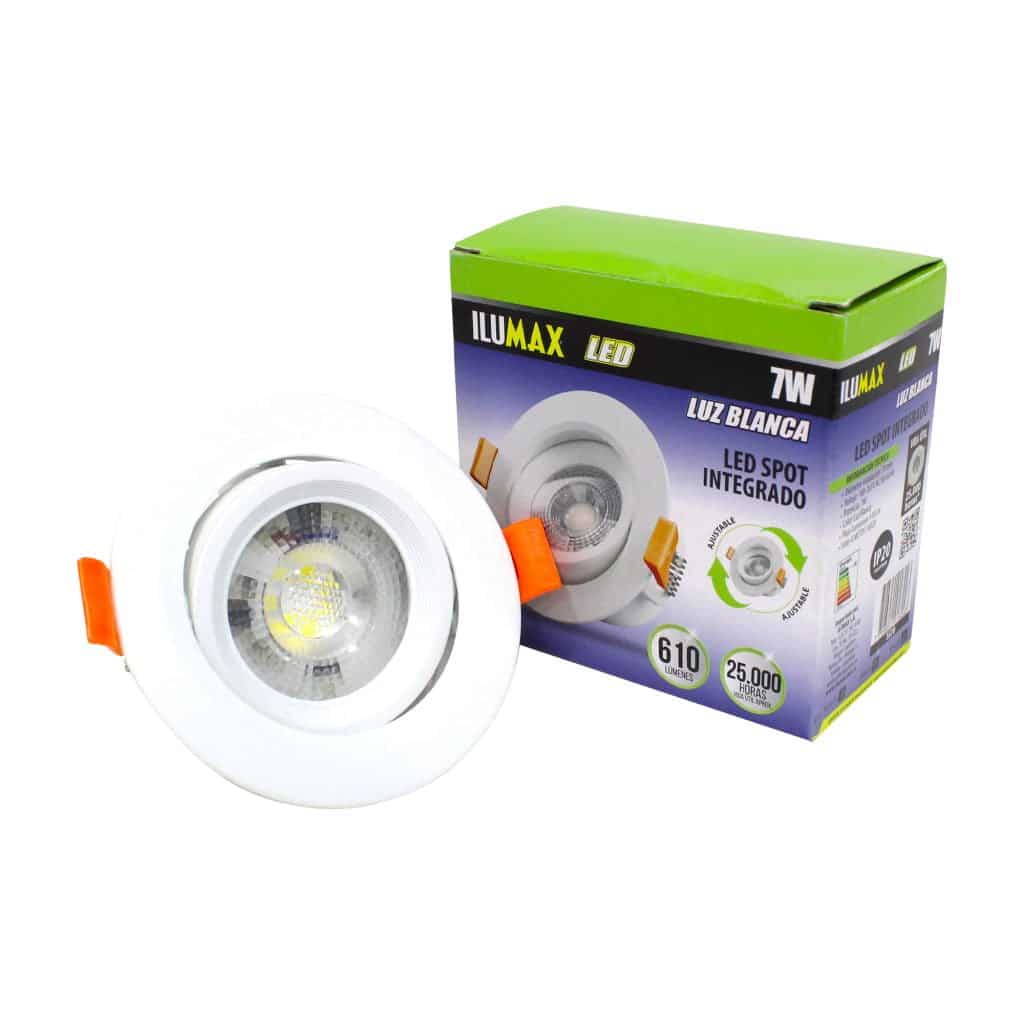 Bala Integrada LED 7W Escualizable Luz Blanca  1820 1