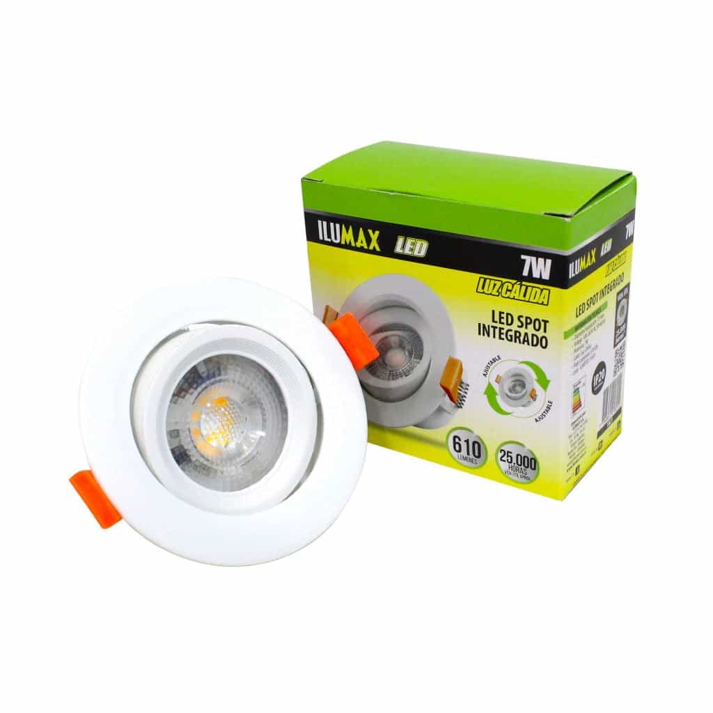 Bala Integrada LED 7W Escualizable Luz Calida 1821 1