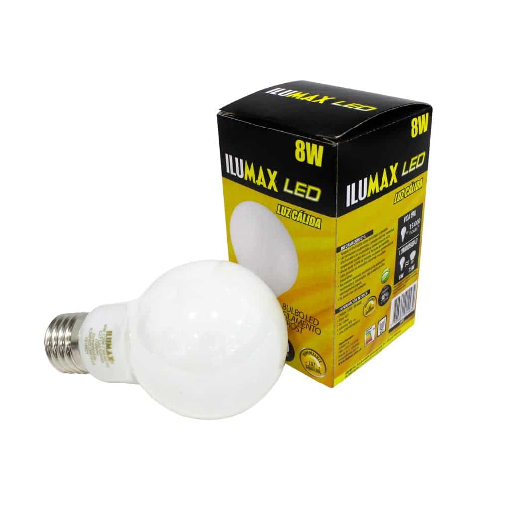 Bulbo LED 8W Filamento Frost Dimerizable Luz Calida E27 1443 1