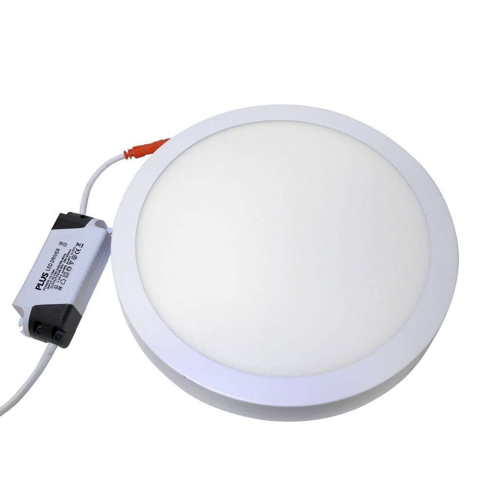 Panel LED 18W Pluslite Sobreponer Redondo Luz Blanca 21cm 1287 2