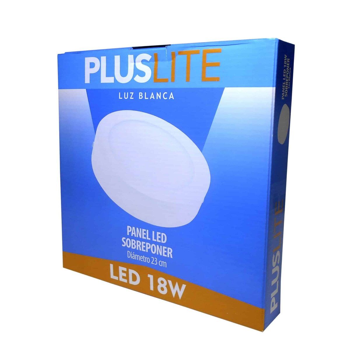 Panel LED 18W Pluslite Sobreponer Redondo Luz Blanca 21cm 1287 4