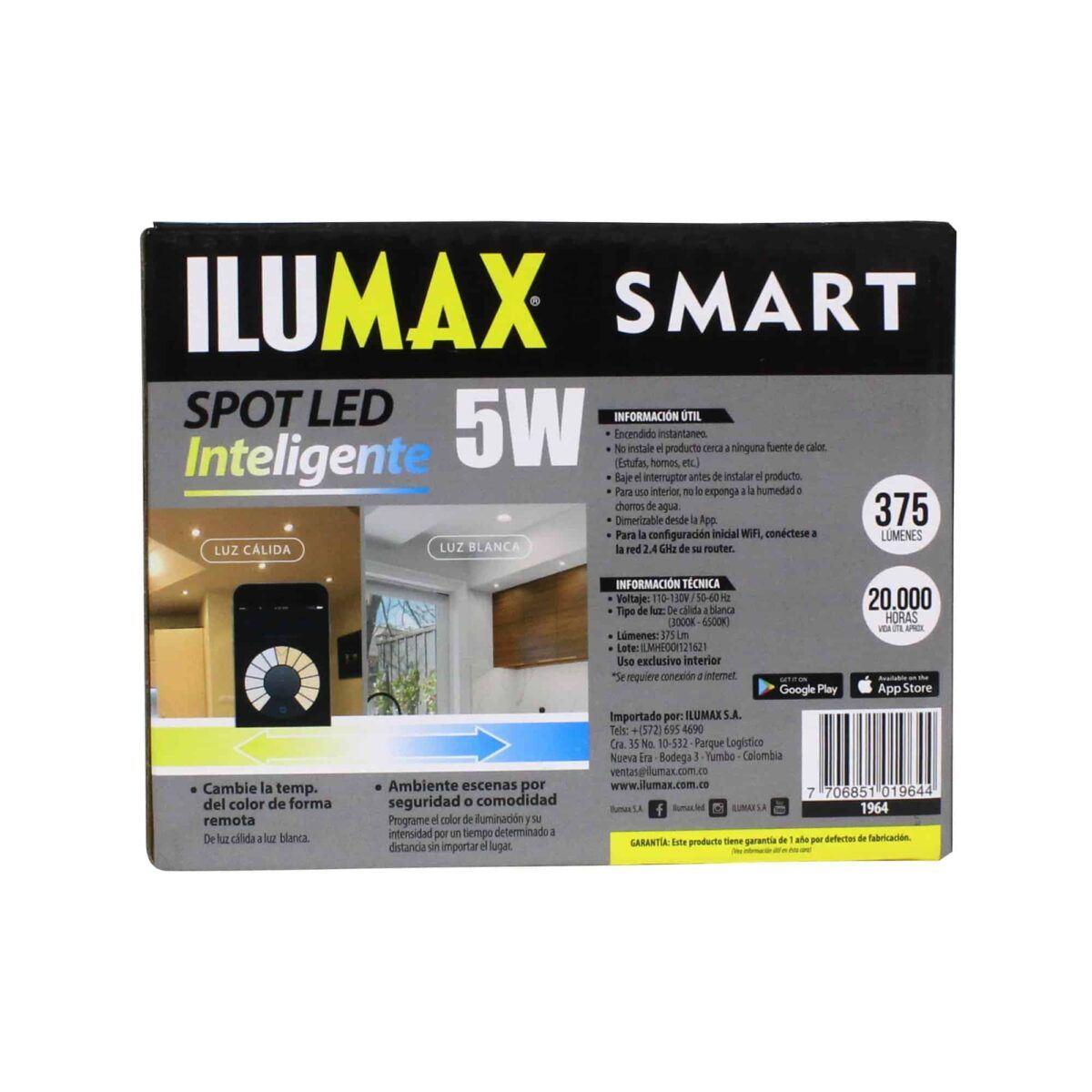 Spot Redondo LED 5W Smart CCT 1964 5