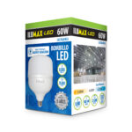 Bombillo LED 60W Alta Potencia Luz Blanca E27 - Imagen 2