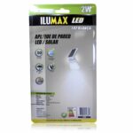 Aplique De Pared LED 2W Solar Con Sensor Luz Blanca Y Calida 1386 2