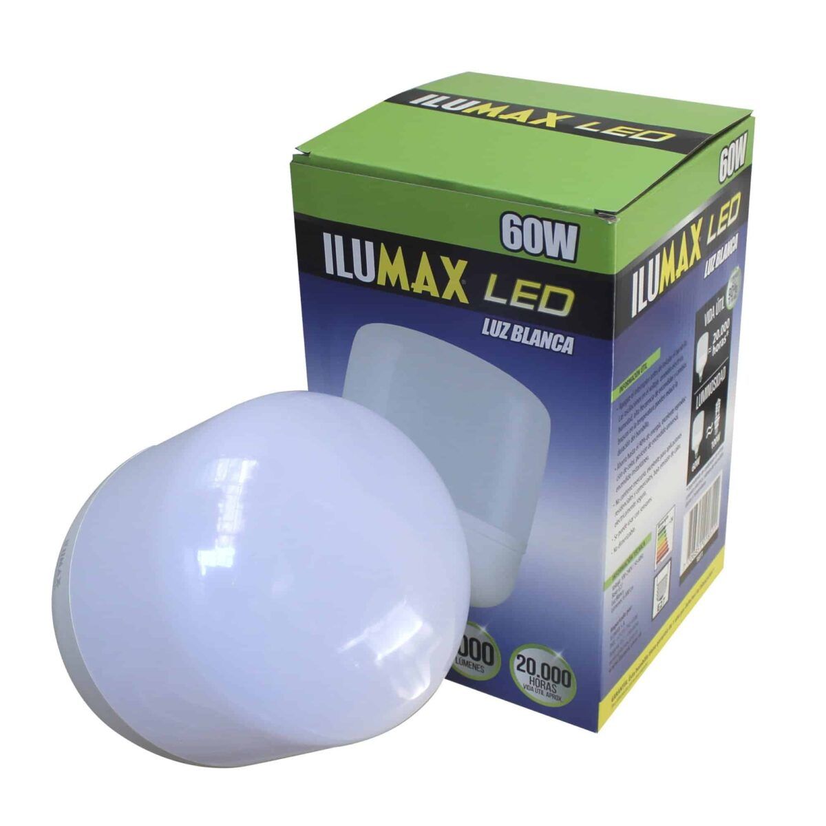 Bulbo LED 60W Alta Potencia Luz Blanca E27 1811 1