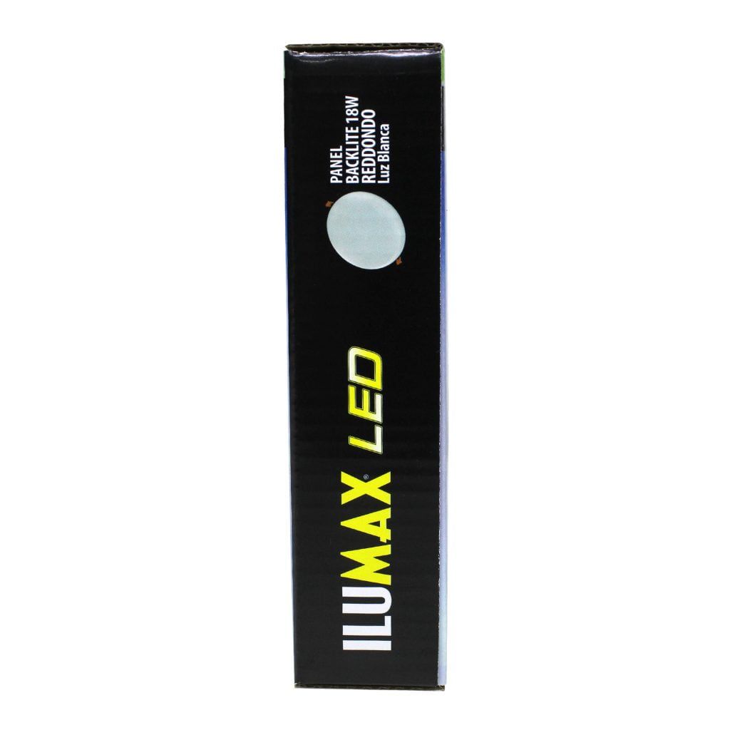 Panel Backlite LED 18W Redondo Luz Blanca - ILUMAX