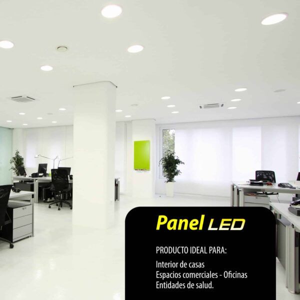 Panel LED 18W Redondo Luz Blanca 1992 2