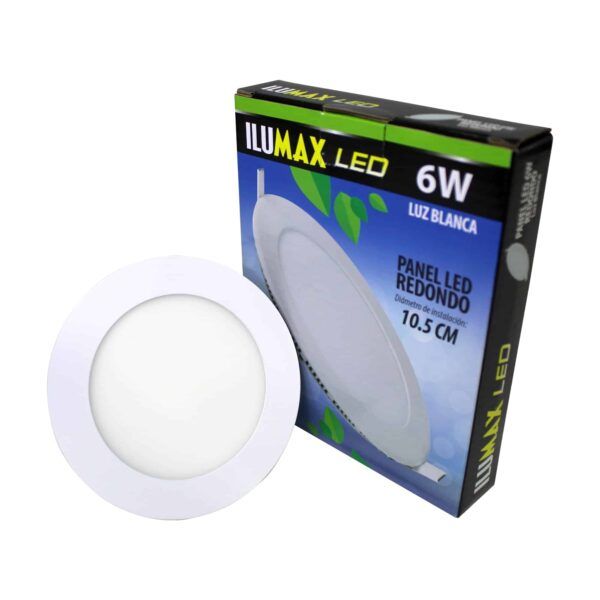 Panel LED 6W Redondo Luz Blanca 4 1987 1