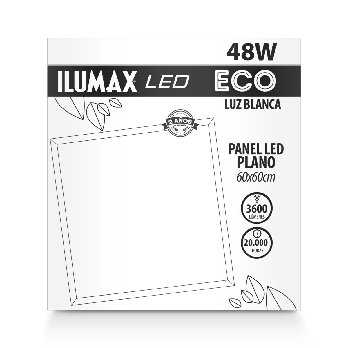 Panel Led Plano 48W Luz Blanca 60X60 - Imagen 4
