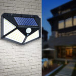 Aplique Solar Led Con Sensor Movimiento 20W Luz Blanca - Imagen 6