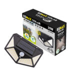 Aplique Solar Led Con Sensor Movimiento 20W Luz Blanca - Imagen 4