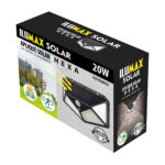 Aplique Solar Led Con Sensor Movimiento 20W Luz Blanca - Imagen 2