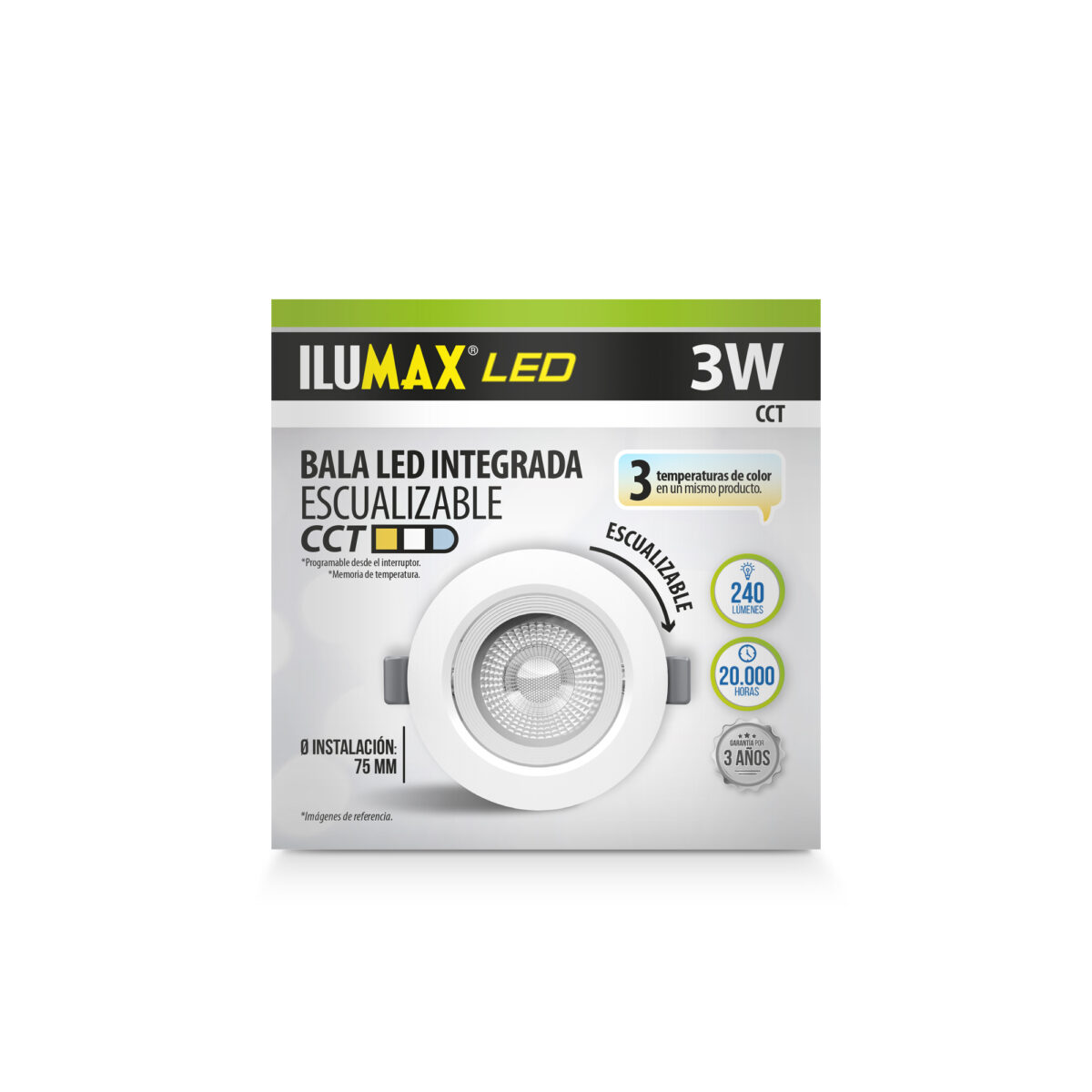 BALA INTEGRADA ESCUALIZABLE CCT 3W - Imagen 2