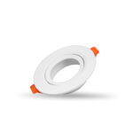 BALA DE EMPOTRAR ESCUALIZABLE REDONDA RECESADA BLANCA