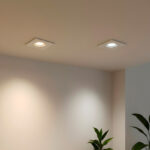 BALA DE EMPOTRAR ESCUALIZABLE CUADRADA RECESADA BLANCA - Imagen 4