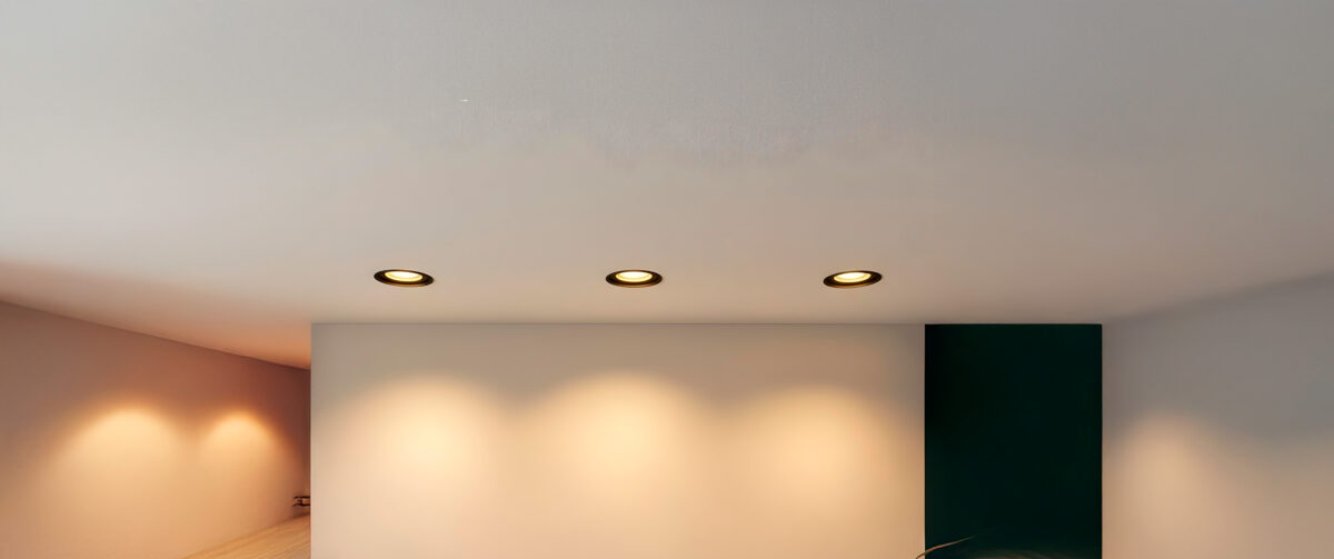 BALA DE EMPOTRAR REDONDA RECESADA NEGRO Y DORADO - Imagen 4