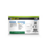 TORTUGA LED CON SENSOR 12W LUZ BLANCA - Imagen 3