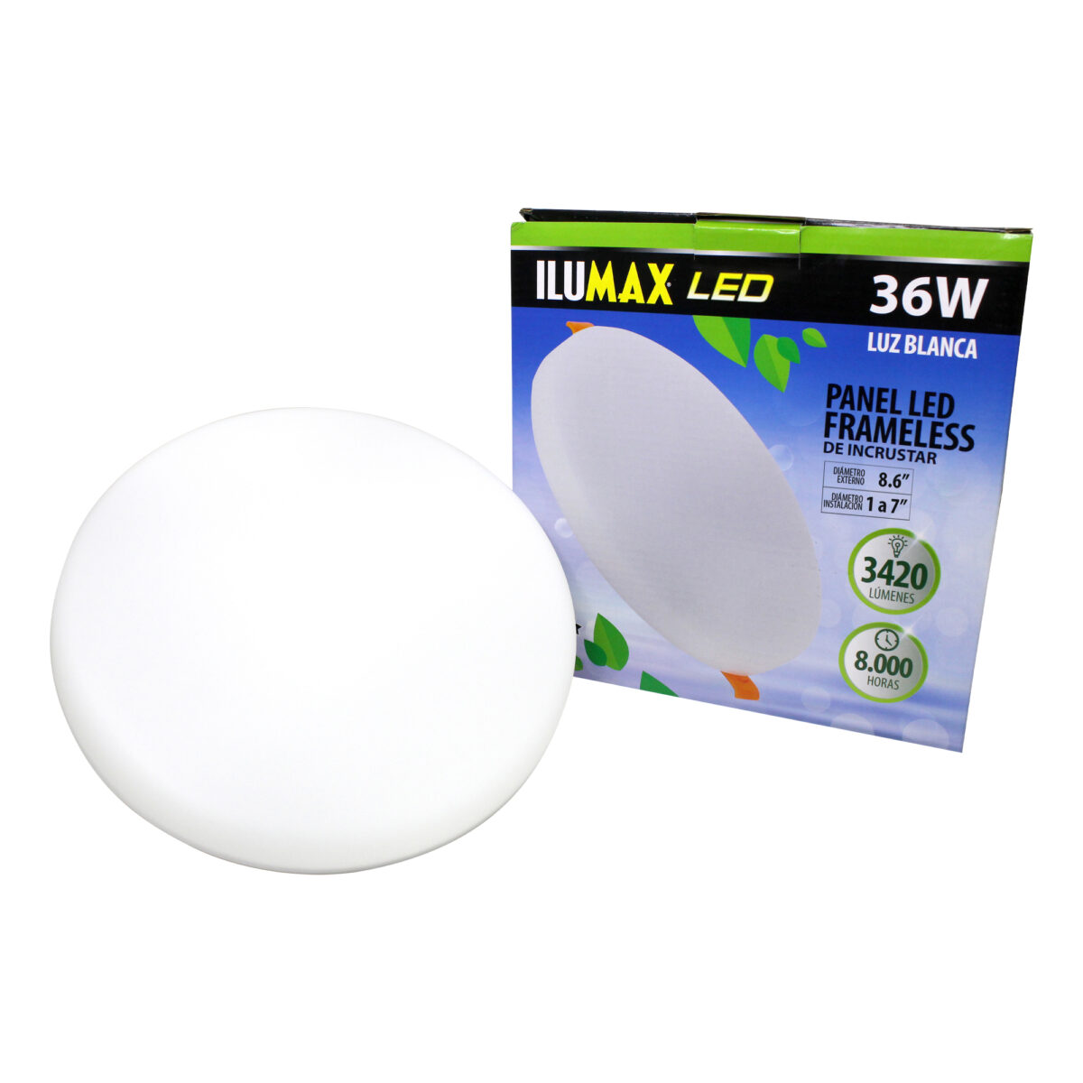 Led Sin Borde Incrustar 36W Luz Blanca - Imagen 3