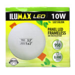 Led Sin Borde Incrustar 10W Luz Calida